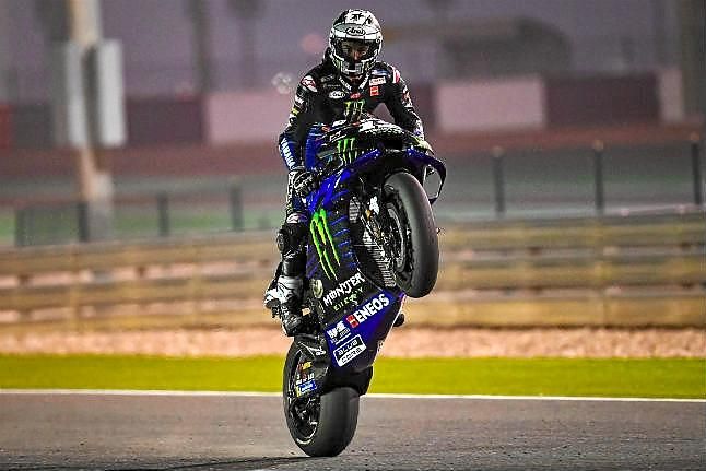 Viñales, Rins y Quartararo brillan durante el cierre de la pretemporada en Qatar
