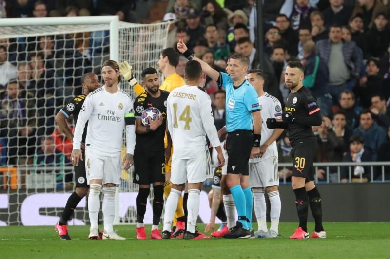 Ramos insta al club a recurrir su tarjeta roja ante el City