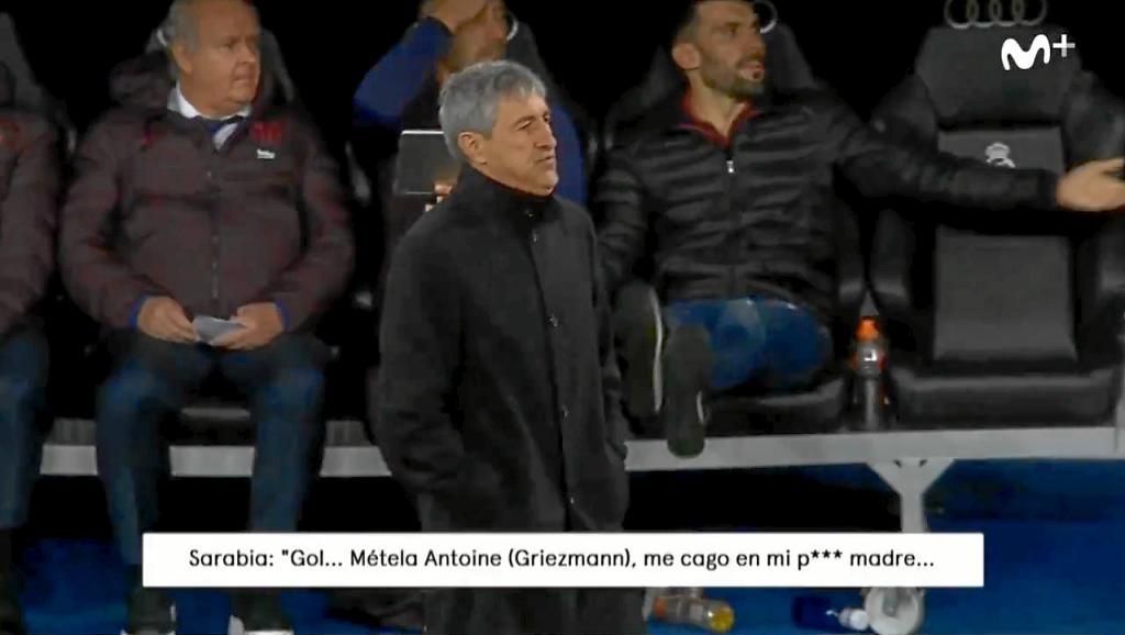 Setién: "Hemos pedido perdón, Sarabia se tiene que controlar"