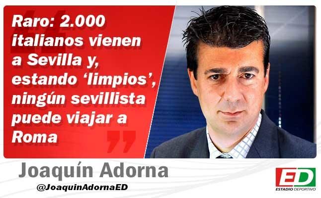 El coronavirus golpea al duelo Sevilla F.C.-Roma