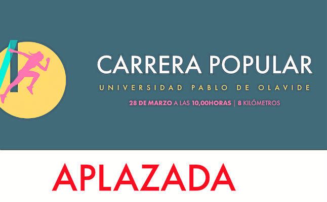 Aplazamiento de la Carrera Popular