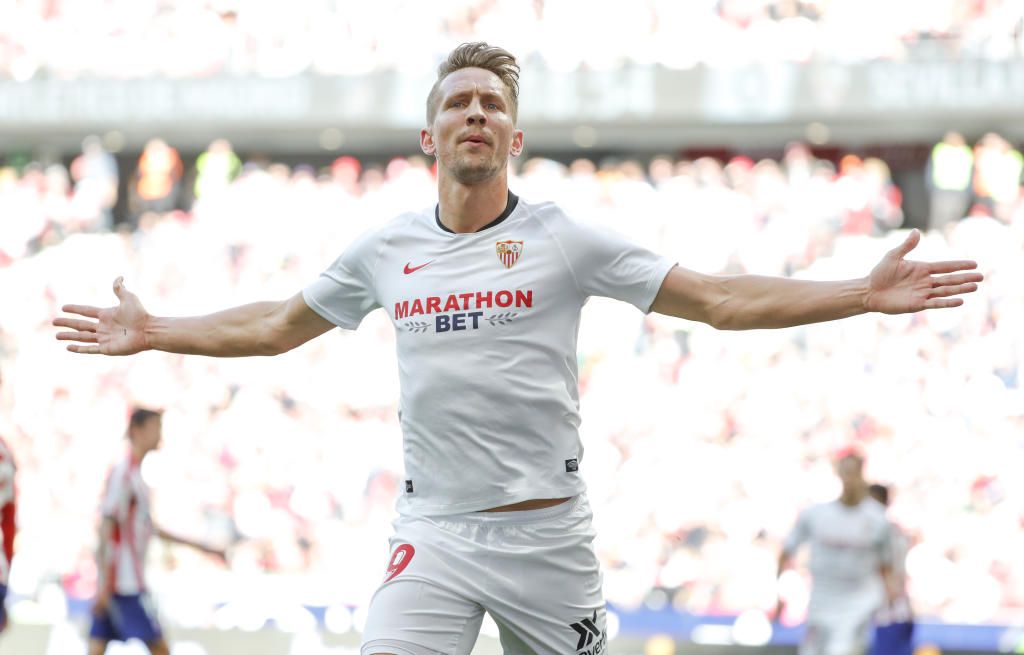 La valentía del sevillista Luuk de Jong