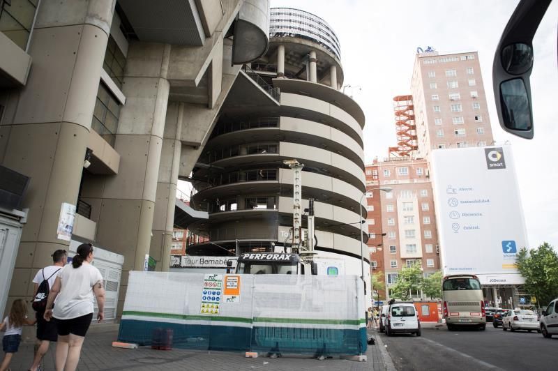 Las obras del Bernabéu se paralizan tras las nuevas medidas del Gobierno