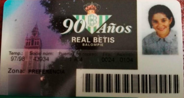 Ana Romero 'Willy', bética desde pequeña