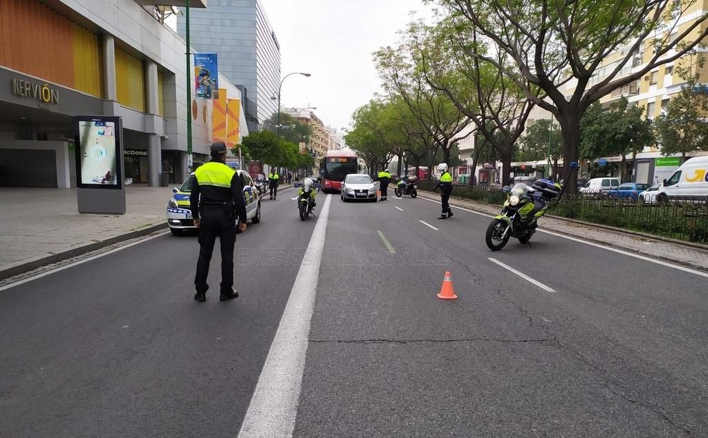132 multas en Sevilla en un solo día
