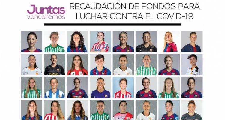 La fútbol femenino español se une para luchar contra el coronavirus