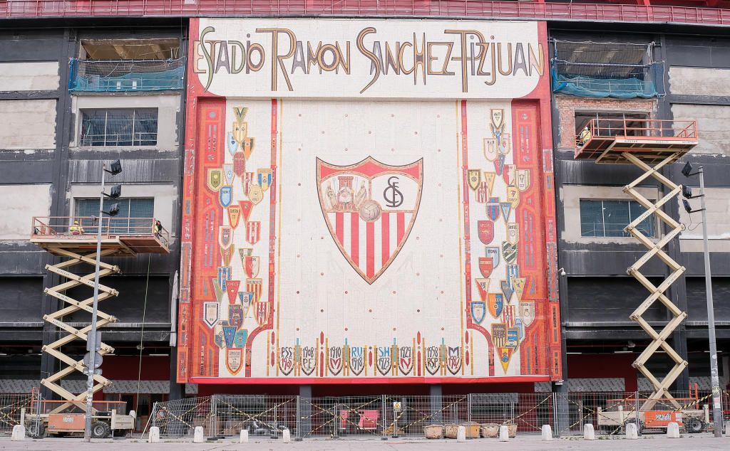 Las obras del Sánchez-Pizjuán retoman su actividad