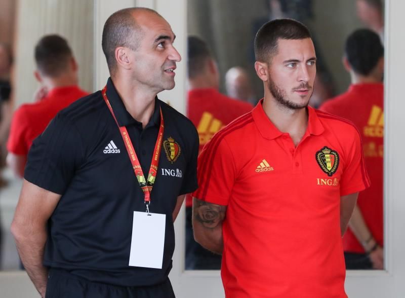 Roberto Martínez tiene "la sensación positiva" de un pronto regreso de Hazard
