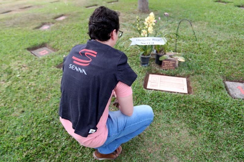 Ni el miedo al coronavirus apaga la memoria de Ayrton Senna en Brasil