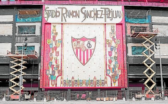 El mosaico del Sevilla se viste de gala para su final