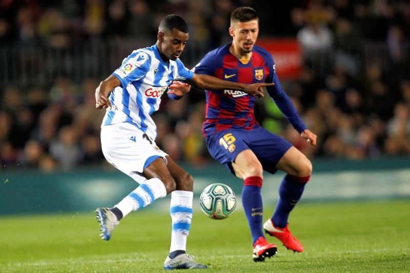 Lenglet conversa con los culés en la primera línea de la COVID-19