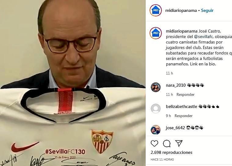 El gesto solidario del Sevilla con el fútbol de Panamá