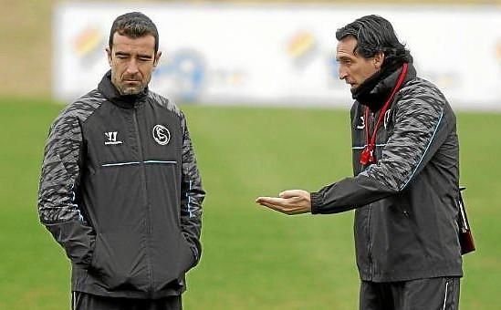 Carcedo se separa de Emery para convertirse en primer entrenador