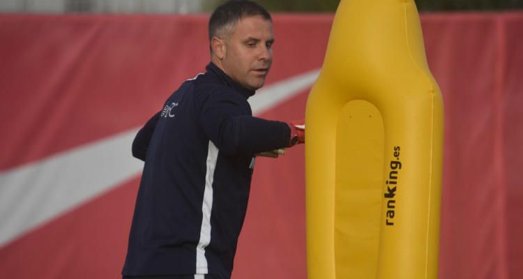 Antonio García y el trabajo en la portería durante la cuarentena