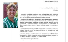 Tristísimo final para la lucha por la vida de Juanma Linares