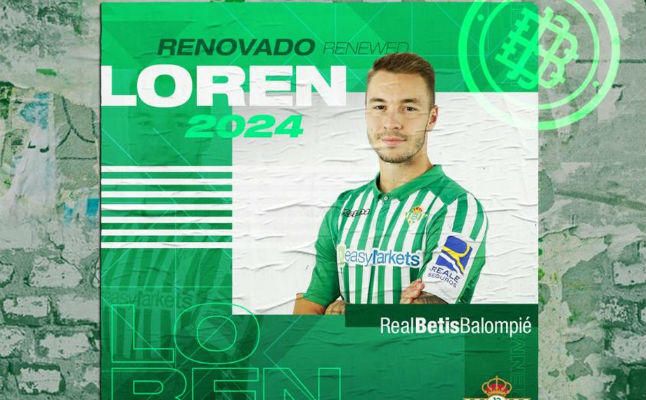 OFICIAL: Loren renueva hasta 2024 con el Betis