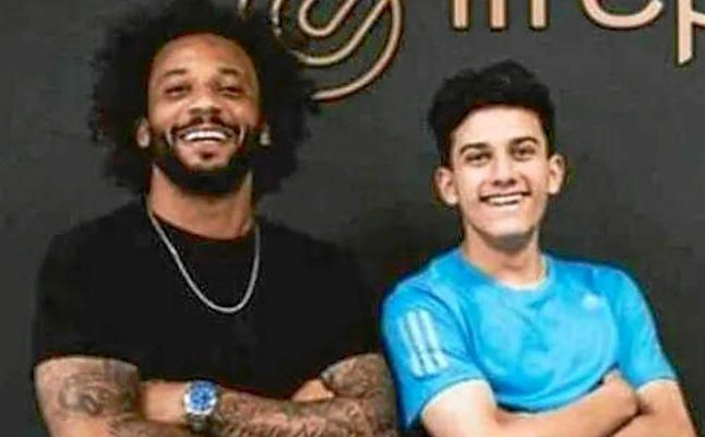 El madridista Marcelo 'ficha' al hijo de Reyes
