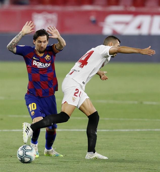 Messi deberá esperar para su gol 700 tras el empate sin goles ante el Sevilla FC