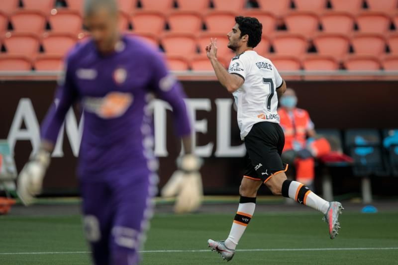 (2-0) Guedes reengancha al Valencia en la lucha por Europa