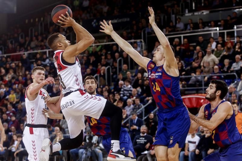 El Bilbao Basket ya ganó al Barça en el Palau para jugar la Copa