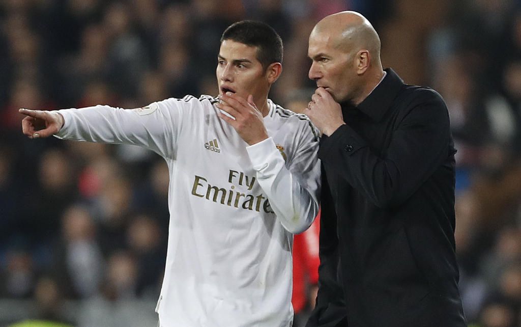 James carga contra el Madrid, Florentino y Zidane