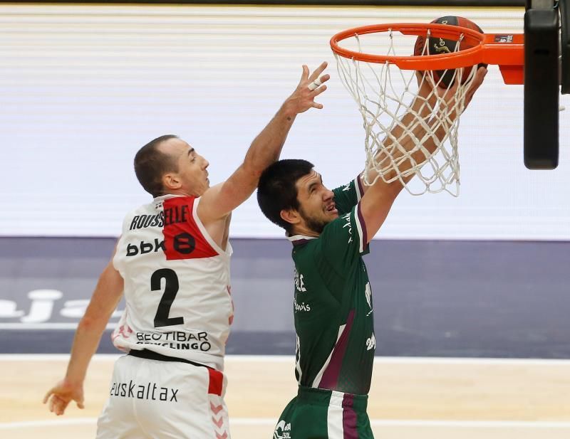 78-65. El Unicaja se despide ganando y el Bilbao Basket dando la cara