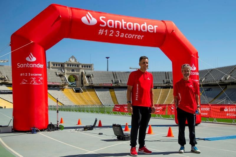 El '#123a Remontar' de Barcelona, con Indurain y Fiz, reúne a 600 deportistas