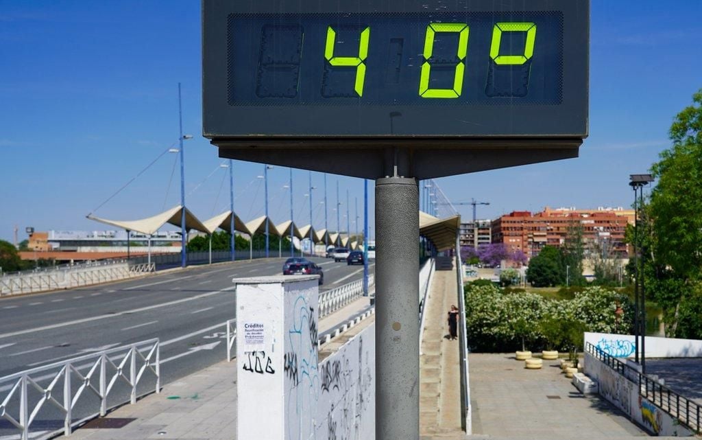 Las temperaturas subirá aún más en Sevilla este lunes