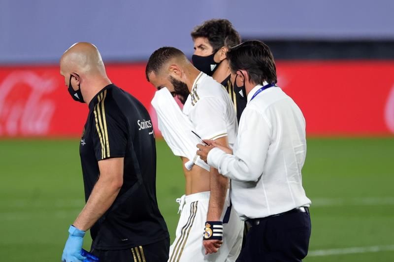 Nacho avanza en su recuperación y Benzema se entrena tras el susto