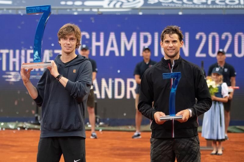 Rublev gana el torneo de Thiem tras vencerle en la final