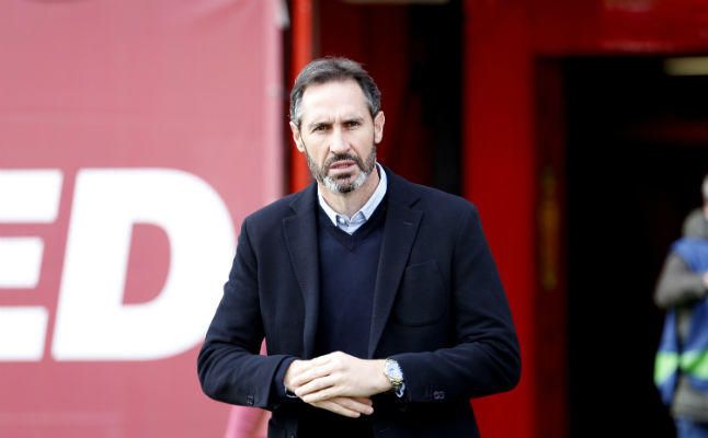 Vicente Moreno: "Hay que intentar ganar al Sevilla, después haremos cuentas"