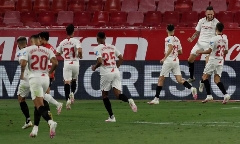 2-0. El Sevilla acaricia la Champions y frena el sueño de la salvación del Mallorca