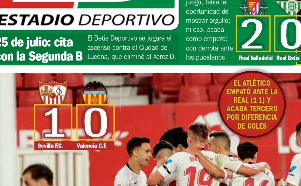 La portada de ESTADIO