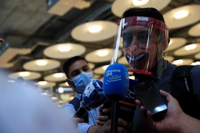 El 'Vuelo del deporte' colombiano aterriza en Madrid