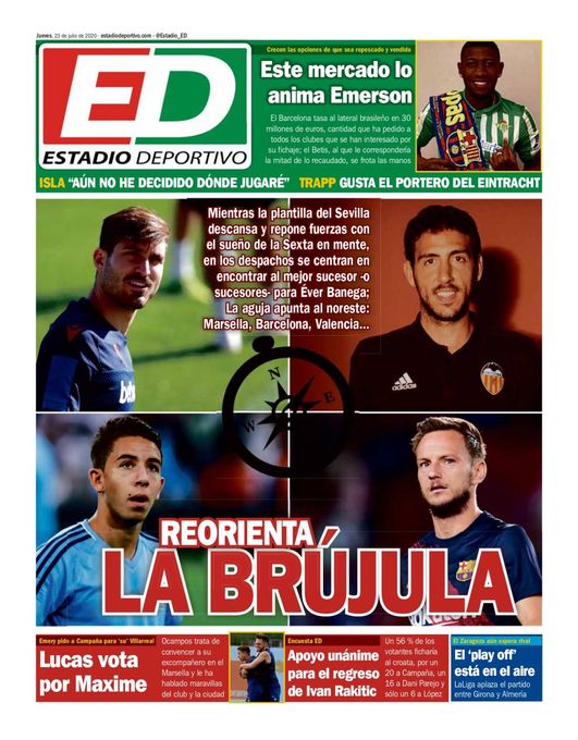 La portada de ESTADIO