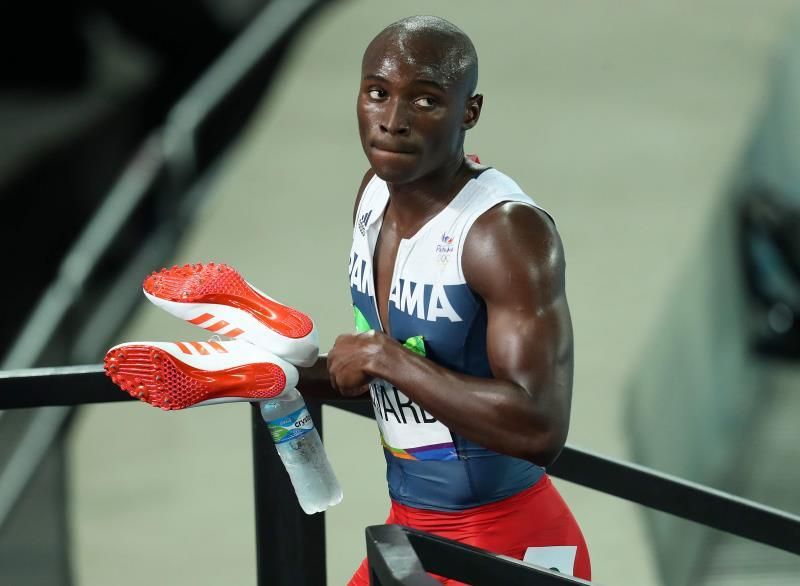 El velocista olímpico panameño Alonso Edward intenta terminar sano la temporada