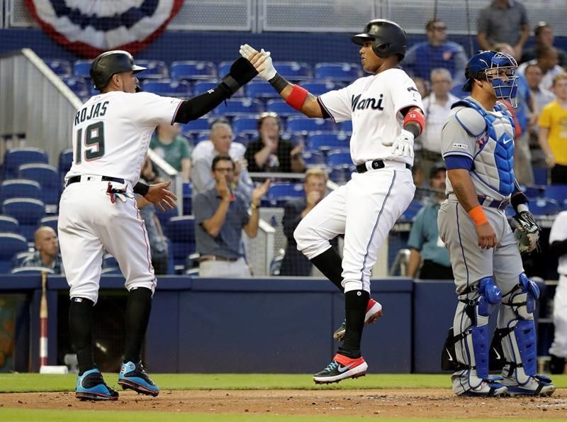 3-2. Rojas, recuperado del coronavirus, pega un jonrón en el triunfo de los Marlins sobre los Nacionales