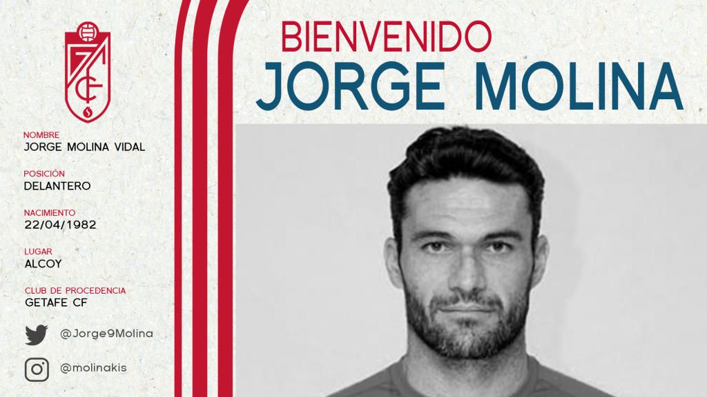El ex bético Jorge Molina jugará en el Granada hasta los 40 años