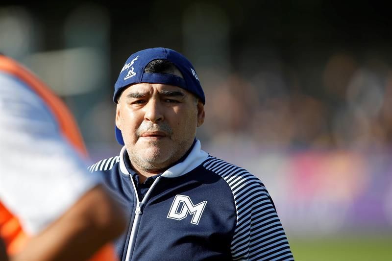 Maradona entrena a Gimnasia por primera vez desde la vuelta a las prácticas