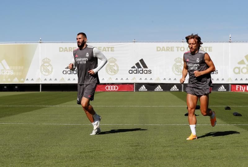 El Real Madrid cierra la semana con trabajo de resistencia y balón