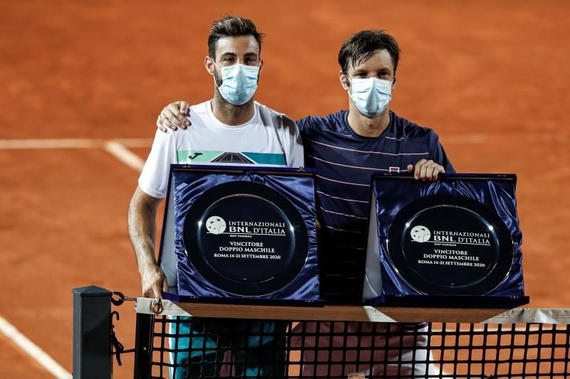El español Granollers y el argentino Zeballos ganan el dobles en Roma
