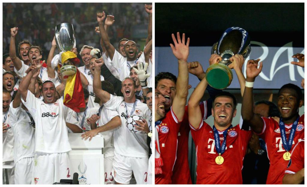 Duelo de malditos en la Supercopa: Sevilla FC y Bayern sólo ganaron 2 títulos en 9 presencias
