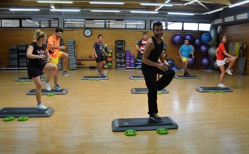 Deporte sobre el step