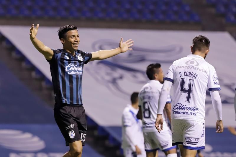 3-3. El uruguayo Tabó rescató un empate agónico del Puebla ante el Querétaro