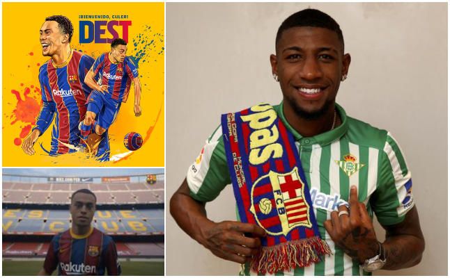 Se acabó el 'caso Emerson': el Barcelona anuncia a Sergiño Dest y el Betis respira