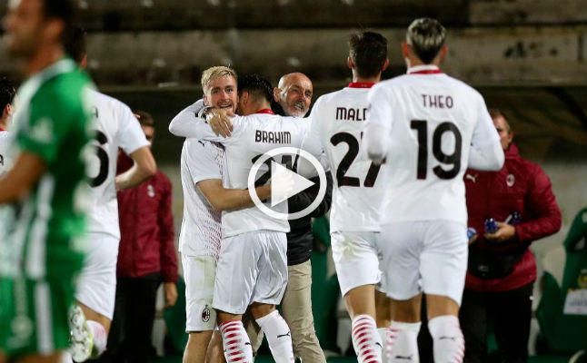 Kjaer anota el último lanzamiento y clasifica al Milan... ¡en una tanda de 26 penaltis!