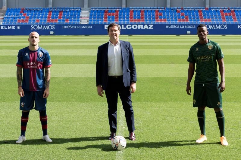 Doumbia y Sandro, con ganas de crecer en el Huesca