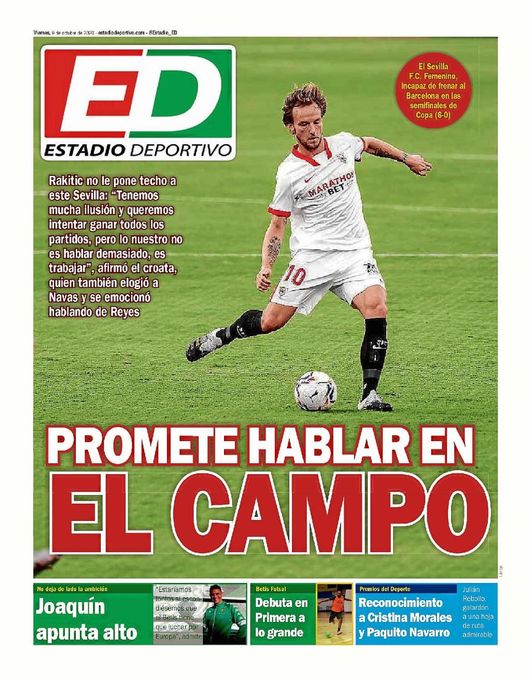 La portada de ESTADIO