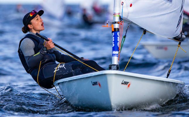 Moncada entra en la fase final del Europeo de Laser bien situada