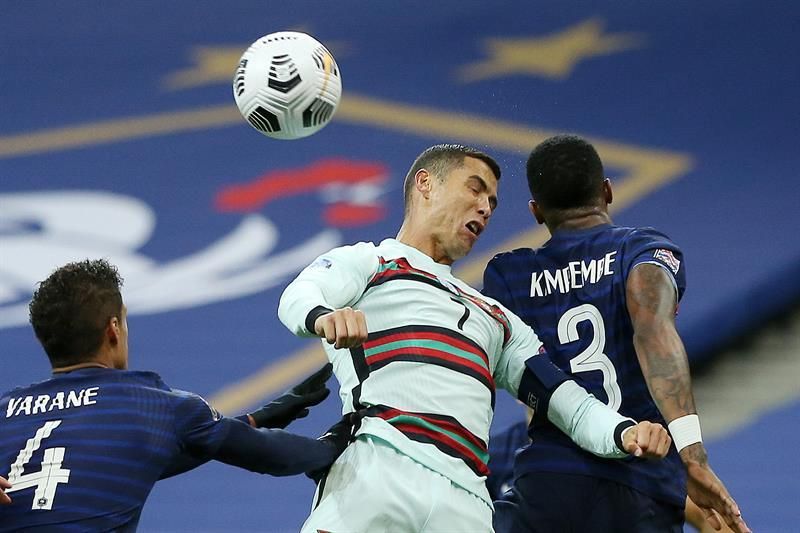 0-0. Francia y Portugal empatan en intensidad y en orden defensivo
